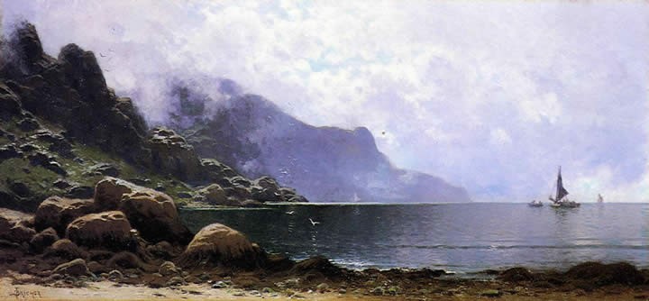 Alfred Thompson Bricher Mist Clearing Grand Manan